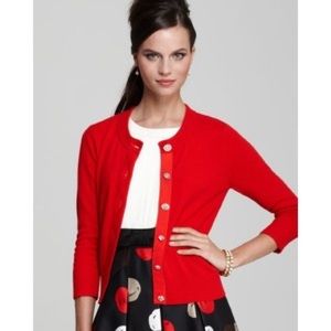 Kate Spade Cherilyn red cardigan